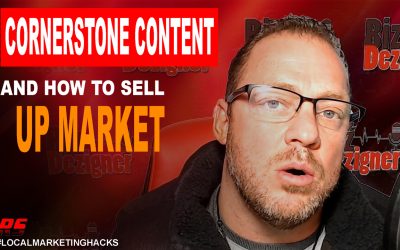 Cornerstone content & how to sell up market
