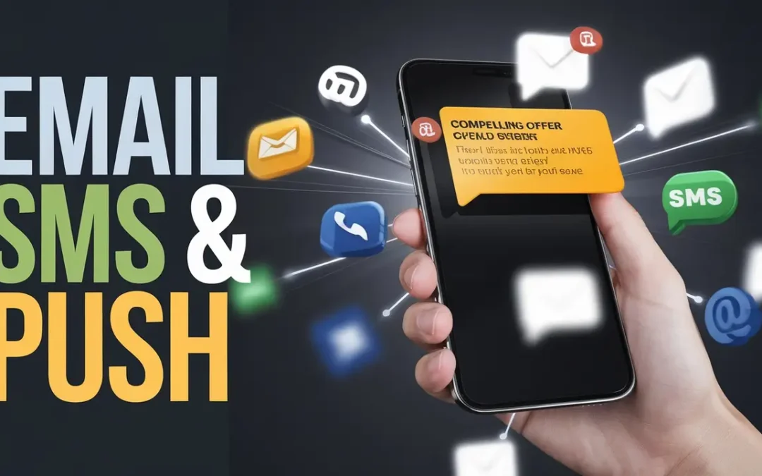 SMS, PUSH & EMAIL NOTIFICATIONS